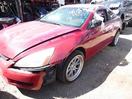 2004 Honda Accord EX Red Coupe 2.4L AT #A22540